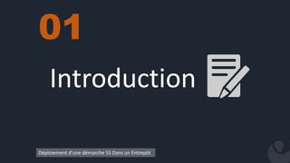 Introduction
01
Déploiement d’une démarche 5S Dans un Entrepôt
 