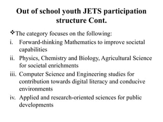 Comprehensive 2026 Secondary Level JETS STEM Framework and Competency ...
