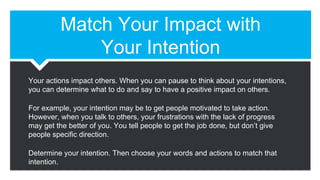 Think Before You Speak: Take a 5-Second Pause | PDF