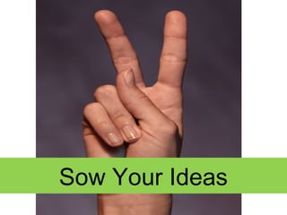Sow Your Ideas

 