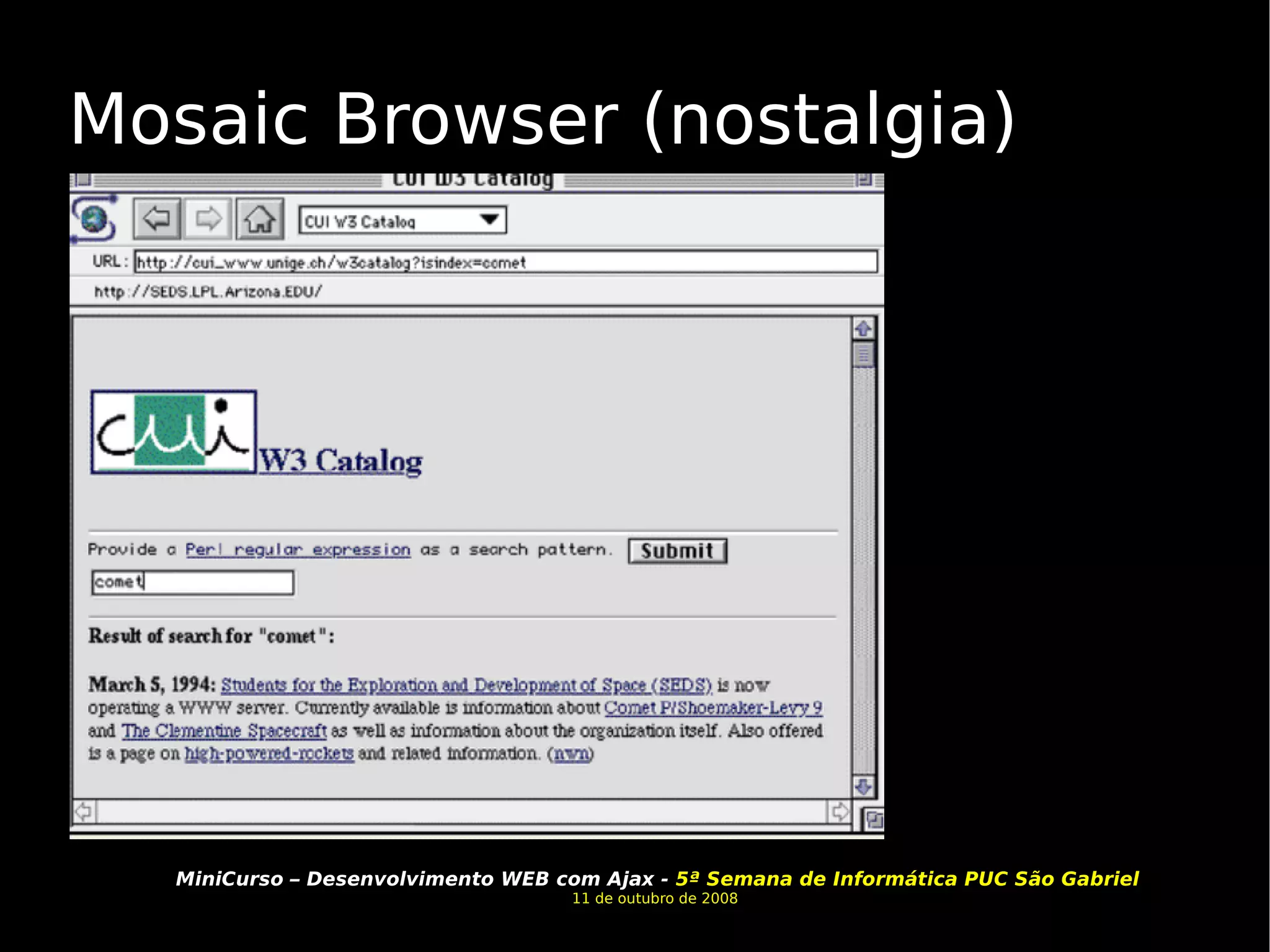 Mosaic Browser (nostalgia) 