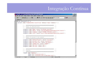 Integração Contínua
 