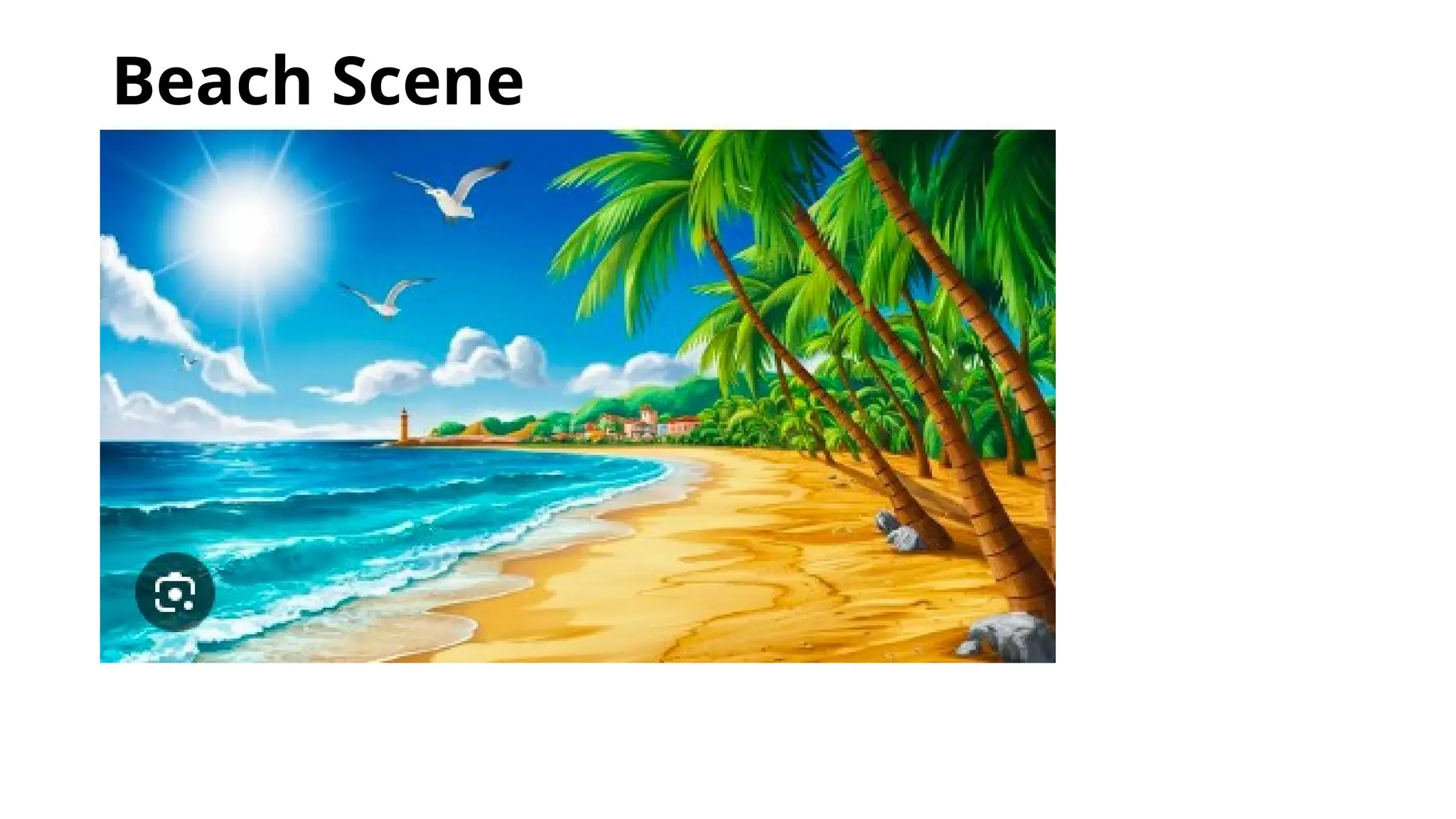 Beach Scene
 
