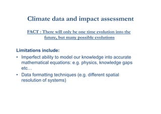 Downscaling and its limitation on climate change impact assessments | PDF