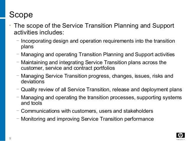5 Service Transition