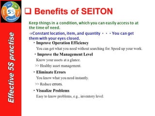 ❑ Benefits of SEITON
 