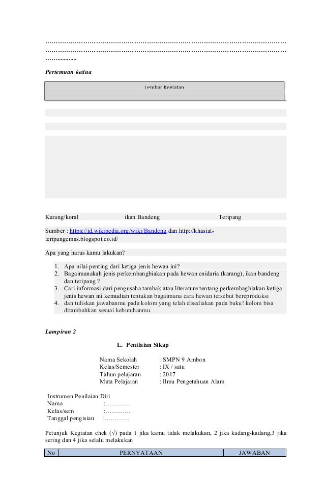 5 silabus smp kelas 7, 8 dan 9 edisi revisi 2017 mata