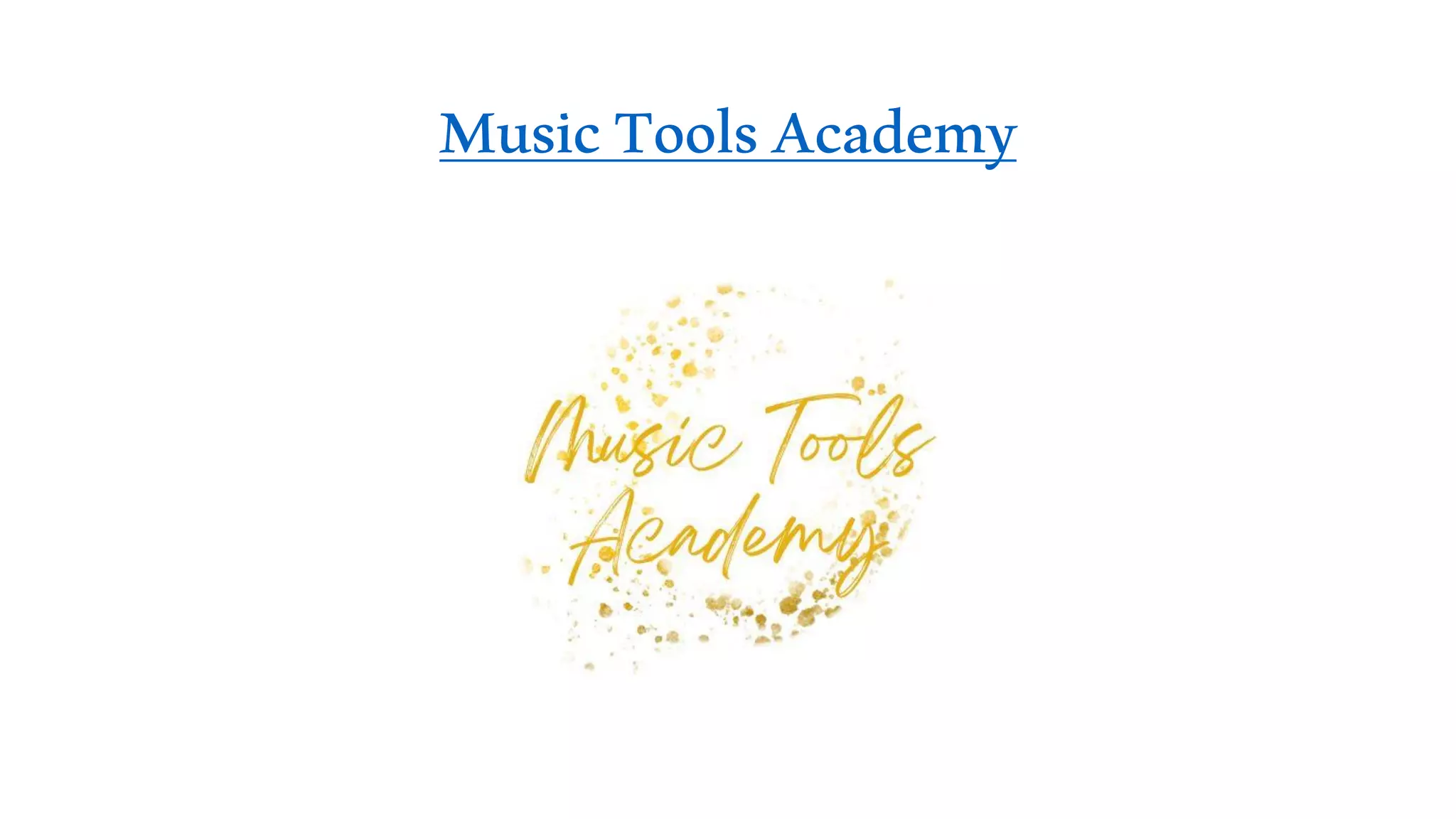 MusicToolsAcademy
 
