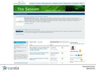 #ContentCura:on	
  
    @GetCurata	
  
 