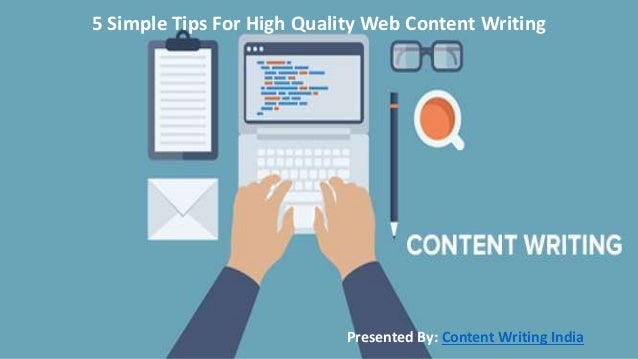 Web content writing