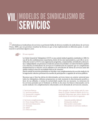 5 sindicalismo servicios