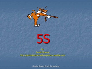 5S By: Ismail Clement http://gembakaizenemailconsultancy.weebly.com/ Gemba Kaizen Email Consultancy 