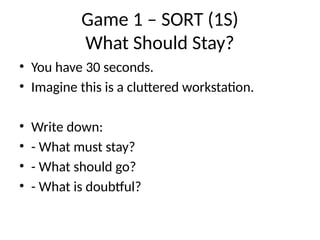 5S_Interactive_Games_Presentation content | PPTX
