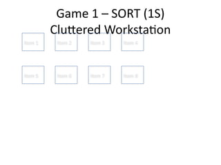 5S Interactive Games for presentation slide | PPTX