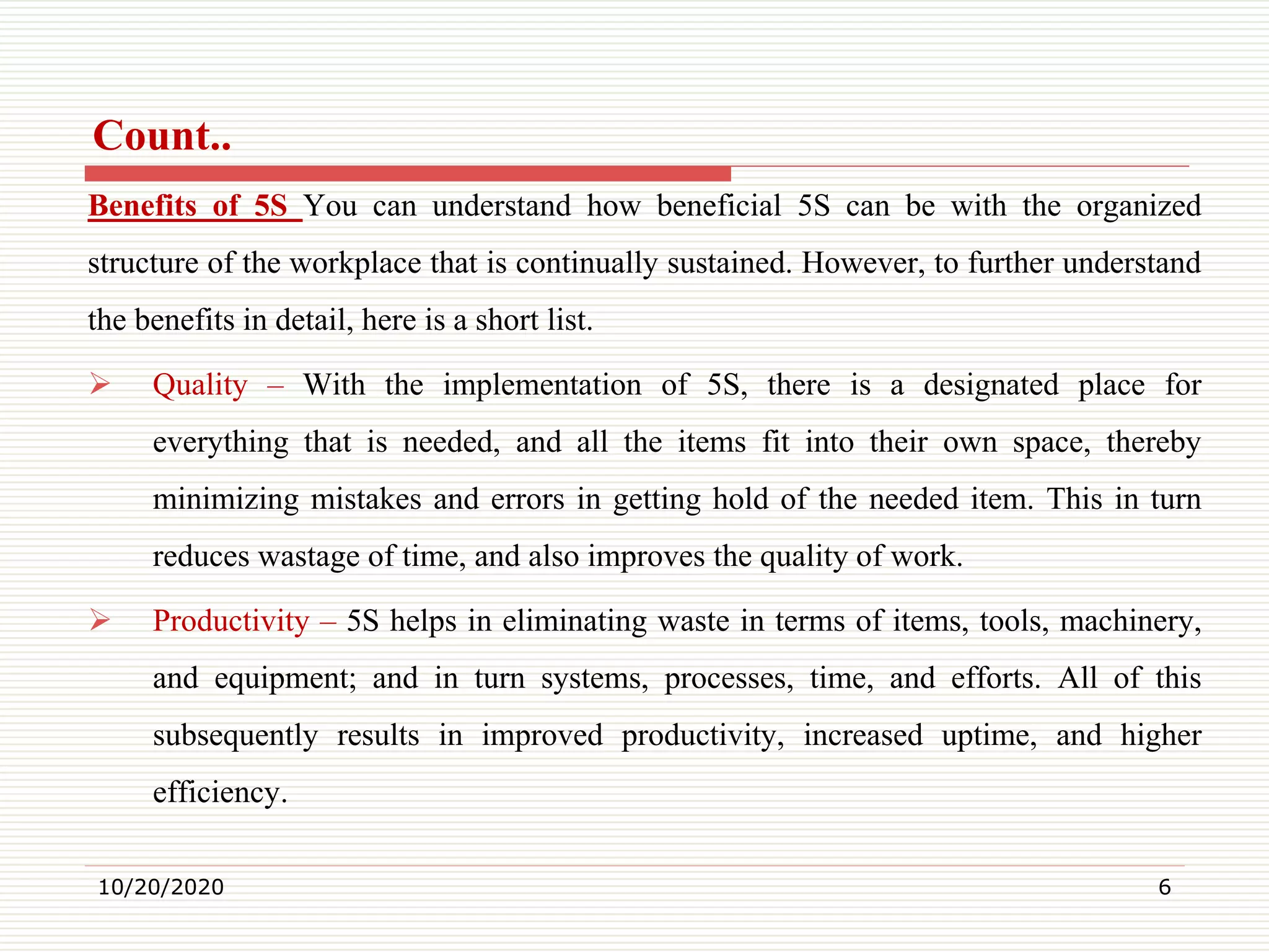 5s in Total Quality Management | PDF