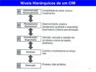 14
Níveis Hierárquicos de um CIM
 