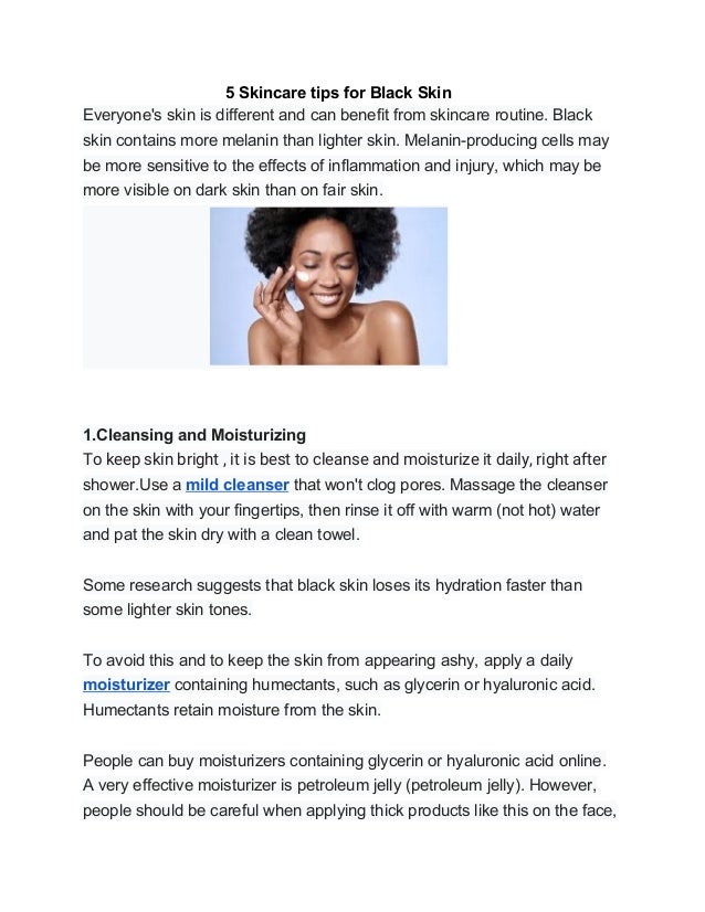 good skin care tips