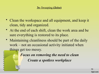 In order to achieve high levels of quality, safety and productivity ...