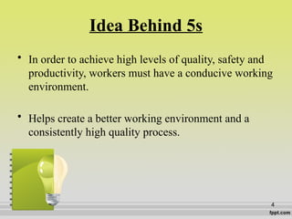 In order to achieve high levels of quality, safety and productivity ...