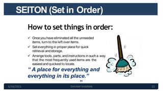 5 s methodology | PPTX