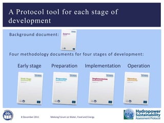 Hydropower Sustainability Assessment Protocol | PPTX