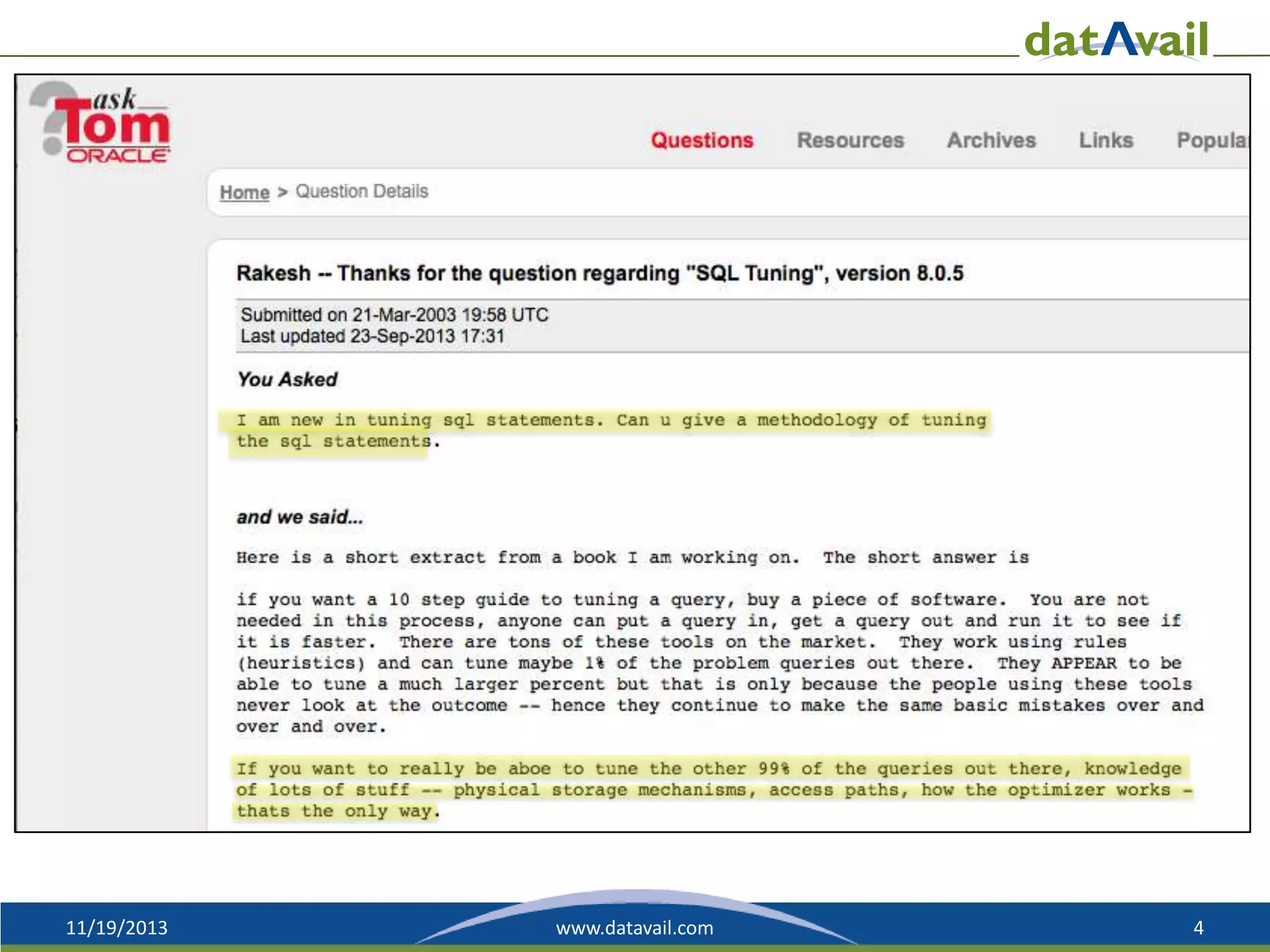11/19/2013

www.datavail.com

4

 