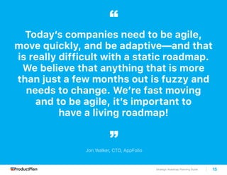 Strategic roadmap planning guide