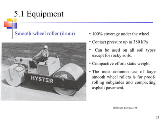 Compaction Roller Machine Compitency Example 5 soil compaction | PPT
