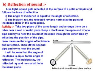 Physics Class 9th Chapter 5 Sound Power Point Presentation | PPTX