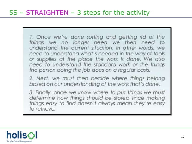 5S implementation workshop | PPTX | Indoor Environmental Quality | Home ...