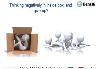 AARI/QSF/MR/004, REV 00, DATE 23/04/2019 4
Thinking negatively in inside box and
give-up?
 