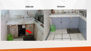 BEFORE AFTER
SEBELUM SESUDAH
 
