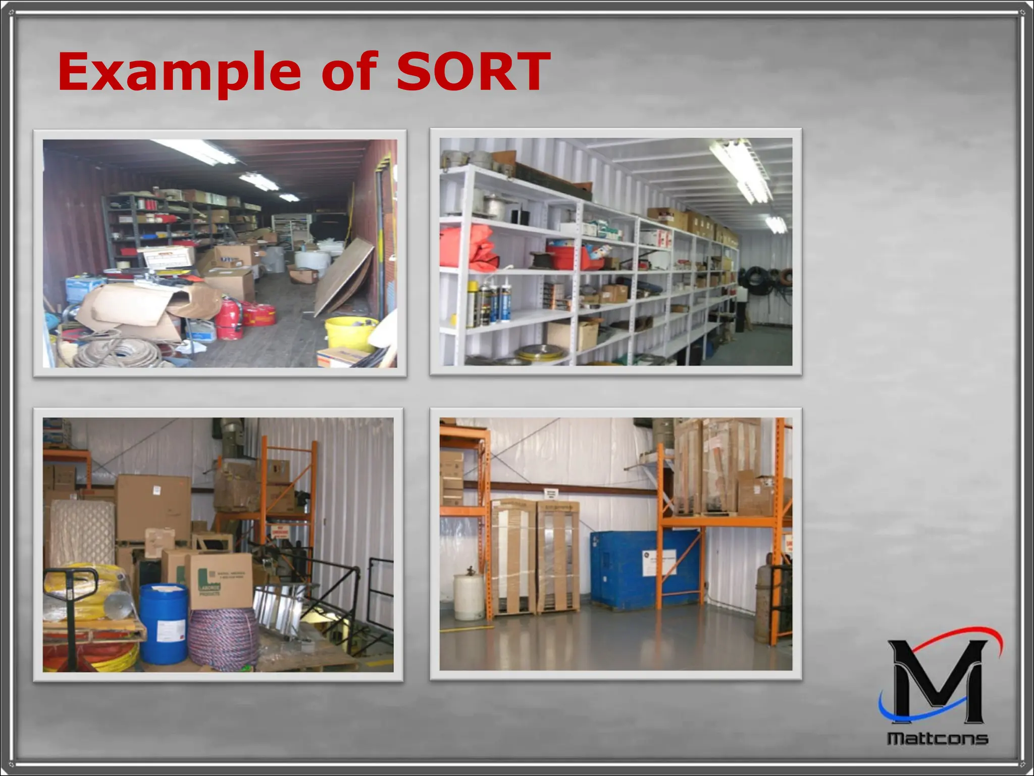 Example of SORT 