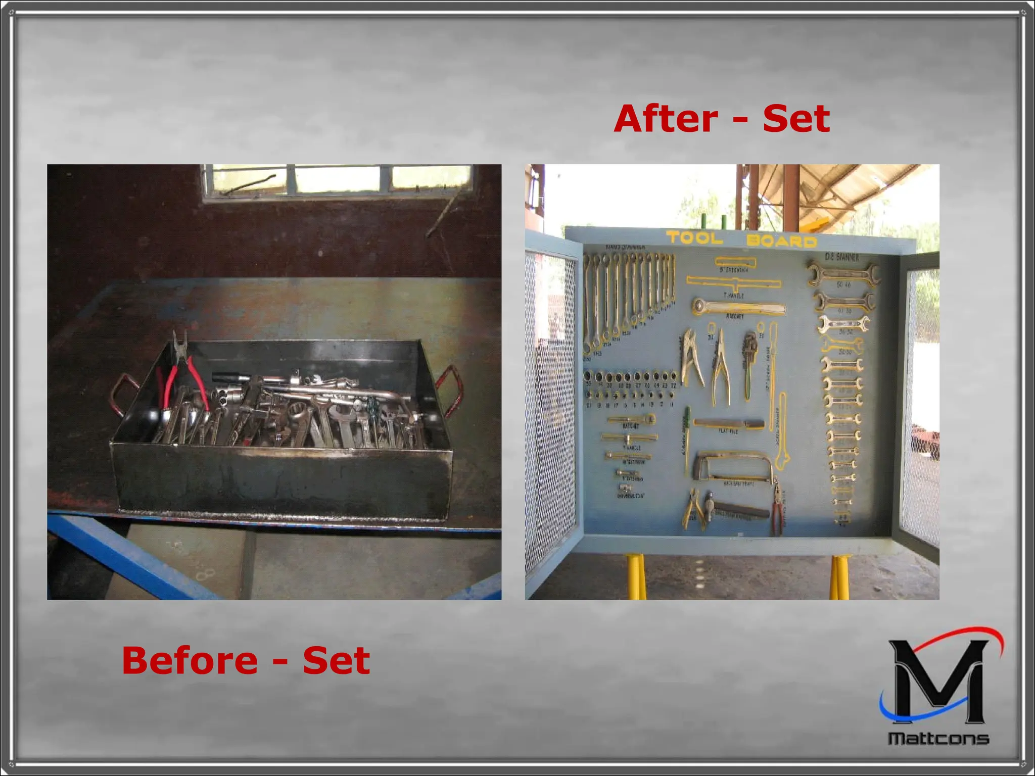 Before - Set  After - Set  