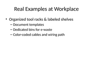 5S_Presentation_With_Notes , includes speaker notes | PPTX