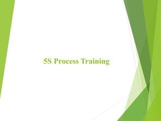 5S Process Training
 