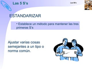 5 S's Organización en el lugar de trabajo.ppt