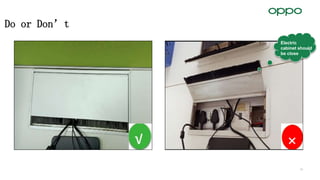 13
Do or Don’t
Electric
cabinet should
be close
 