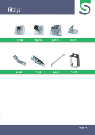 Page 25
Fittings
D2072 D2072A D2073 D1186
D1546 D2815 D2452 D2855
 