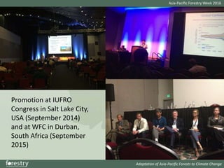 Issues and Solutions for SFM in a Changing Climate in the AP region