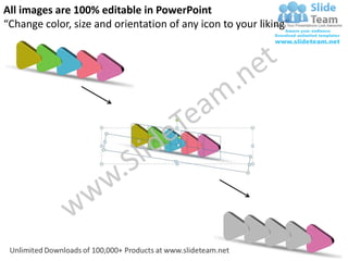 All images are 100% editable in PowerPoint
“Change color, size and orientation of any icon to your liking”
 