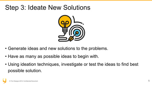 5 stages in design thinking process PPTX Technology Computing