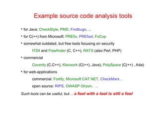 5_StaticAnalysisPREfast.pptaaaaaaaaaaaaa | PPT
