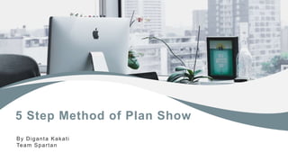 5 Step Method of Plan Show
By Diganta Kakati
Team Spartan
 