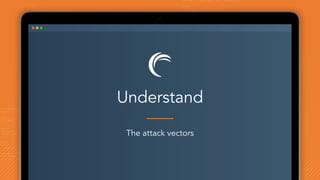 Understand
The attack vectors
 