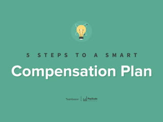 bamboohr.com payscale.com
5 Steps to a Smart Compensation Plan
 