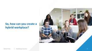 Pacific Prime Simplifying Insurance 4
So, how can you create a
hybrid workplace?
4
 