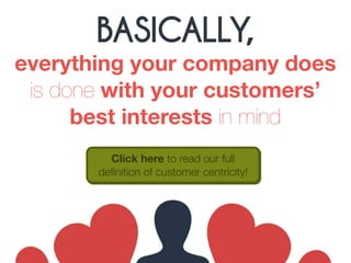 BASICALLY, 
everything your company does 
is done with your customers’ 
best interests in mind 
Click here to read our ful...
