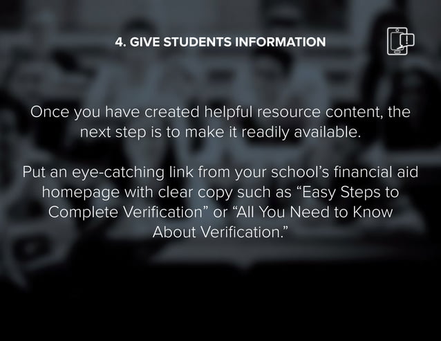 5 steps to improve your fafsa verification process | PPT