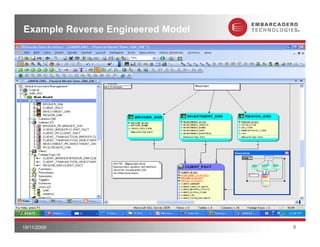 Example Reverse Engineered Model




19/11/2009                         9
 
